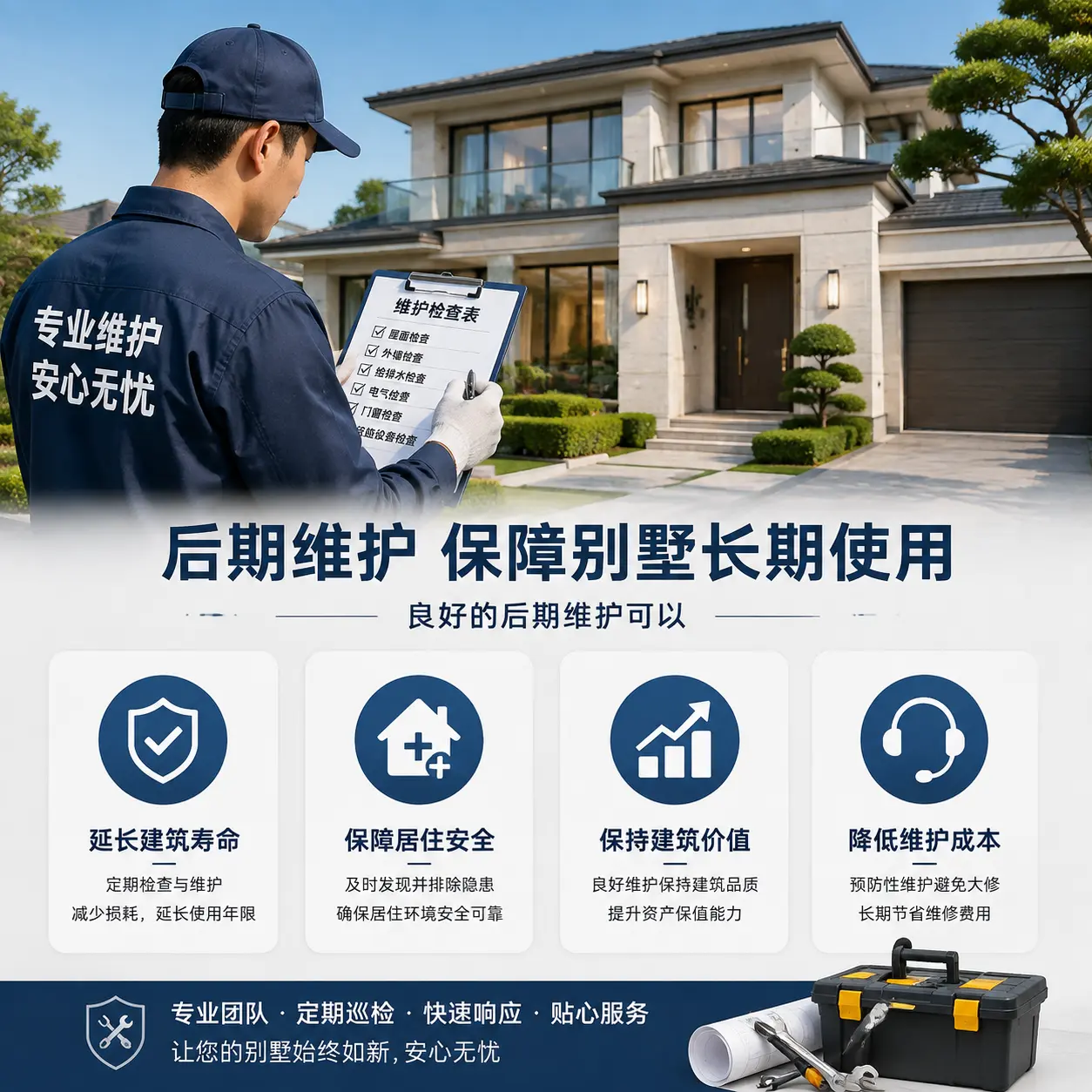 别墅建造公司推荐： 钟山 施工质量的关键要素
