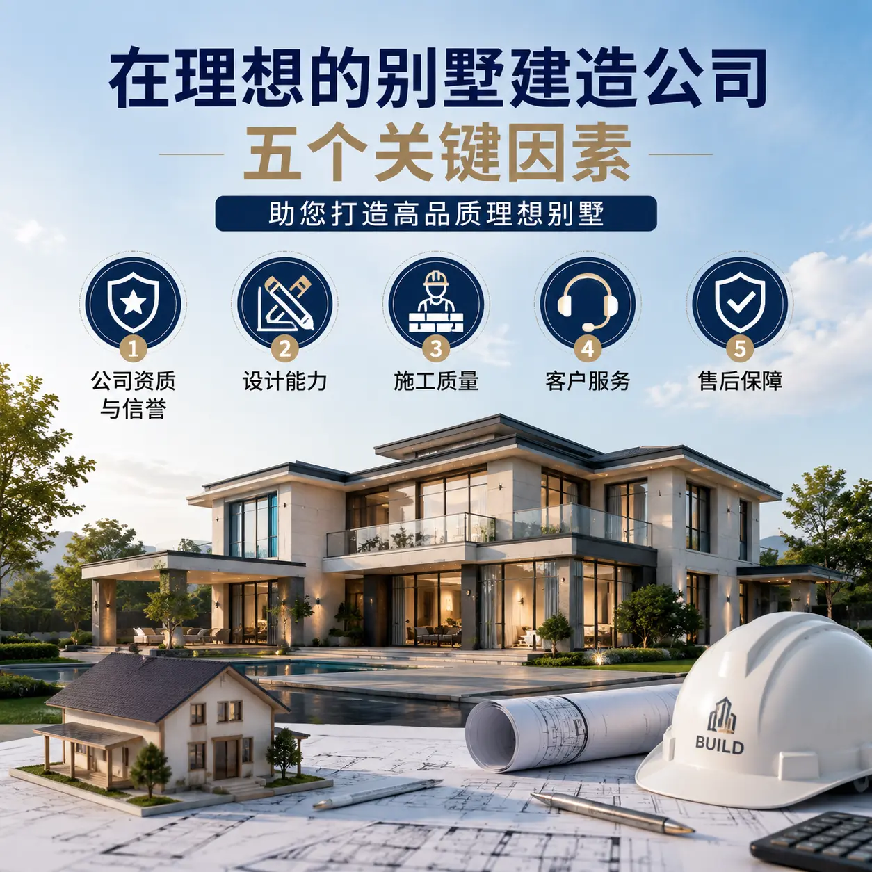 在 钟山 找到理想别墅建造公司的五个关键因素