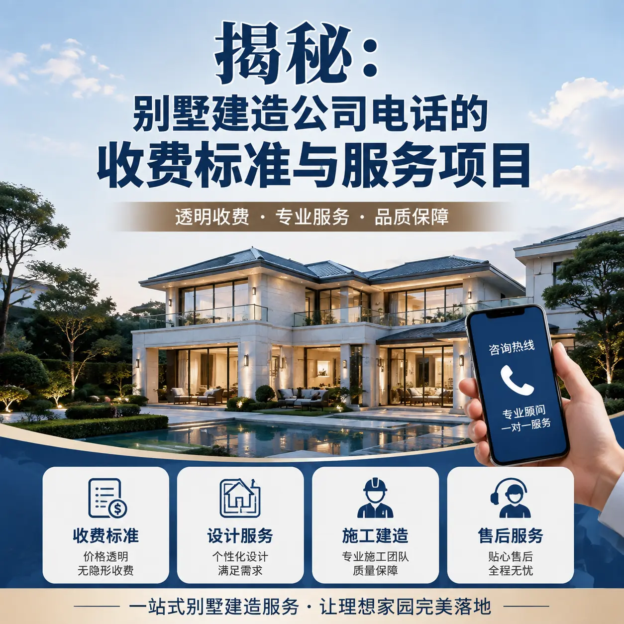 揭秘：钟山别墅建造公司电话的收费标准与服务项目