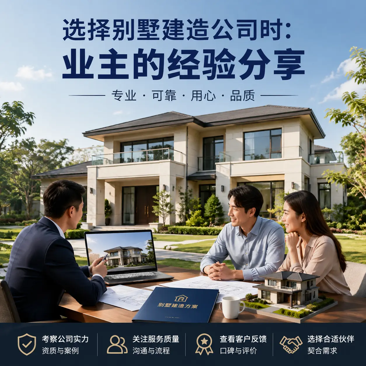 选择别墅建造公司时： 钟山 业主的经验分享