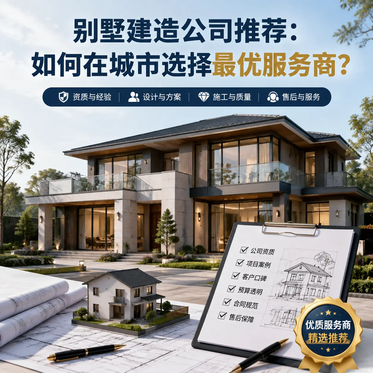 别墅建造公司推荐：如何在 钟山 选择最优服务商？