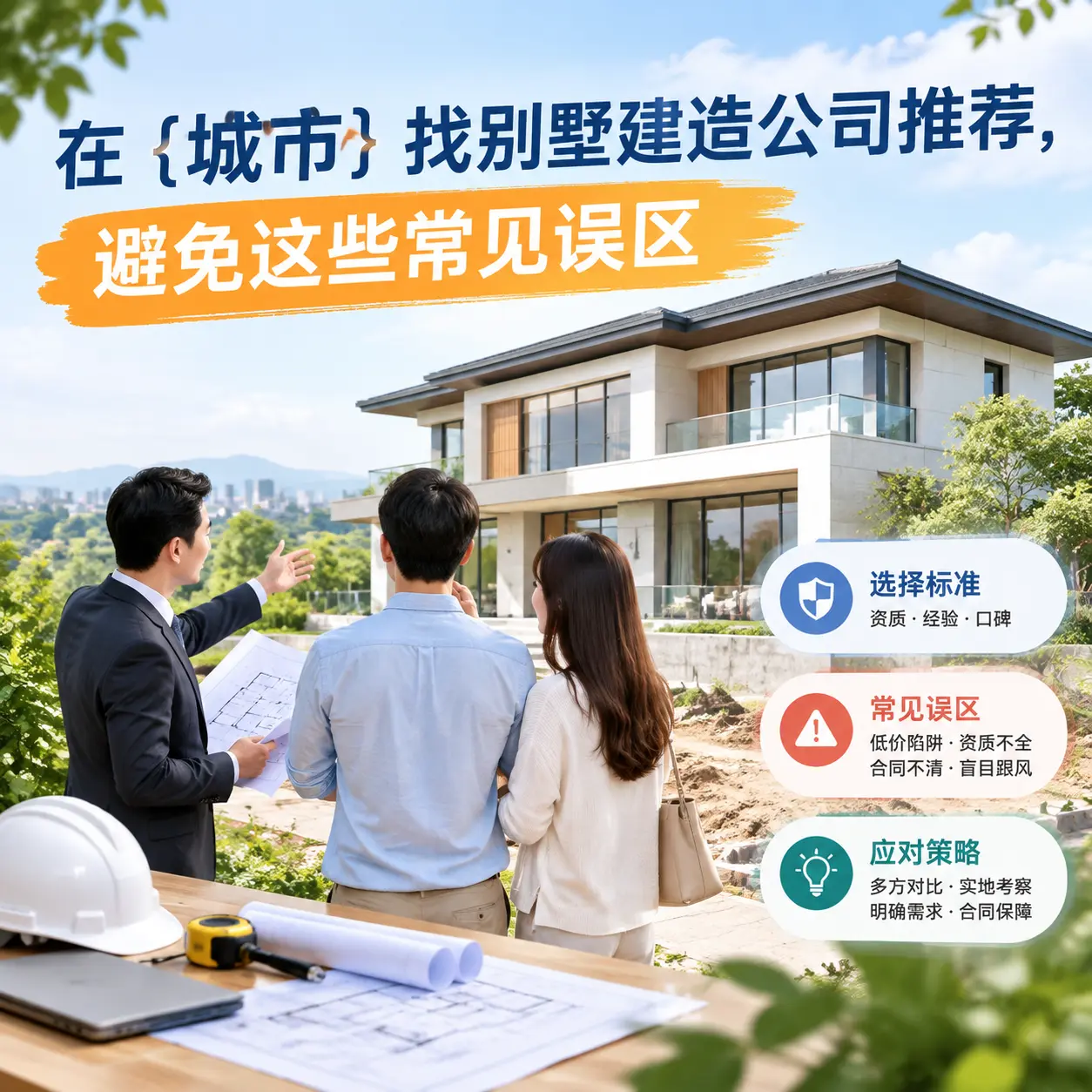 在 钟山 找别墅建造公司推荐，避免这些常见误区