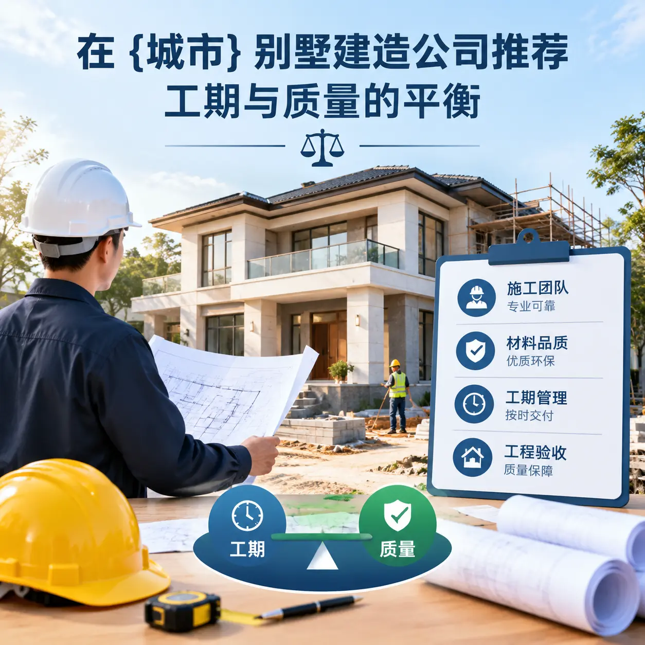 在 钟山 别墅建造公司推荐,工期与质量的平衡