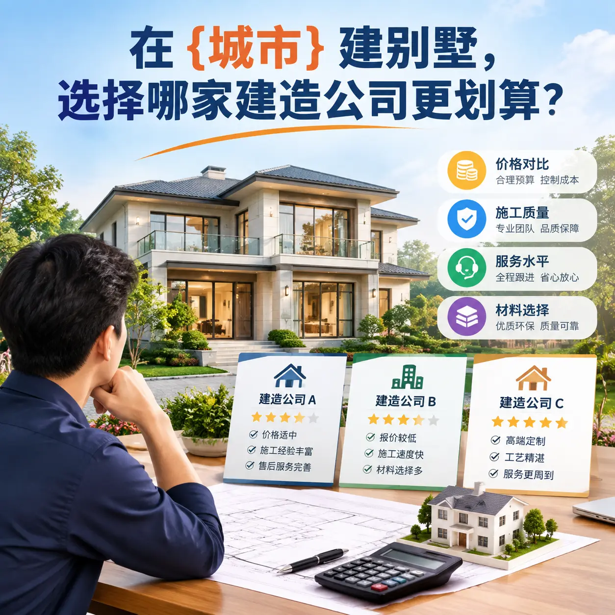 在 钟山 建别墅，选择哪家建造公司更划算？