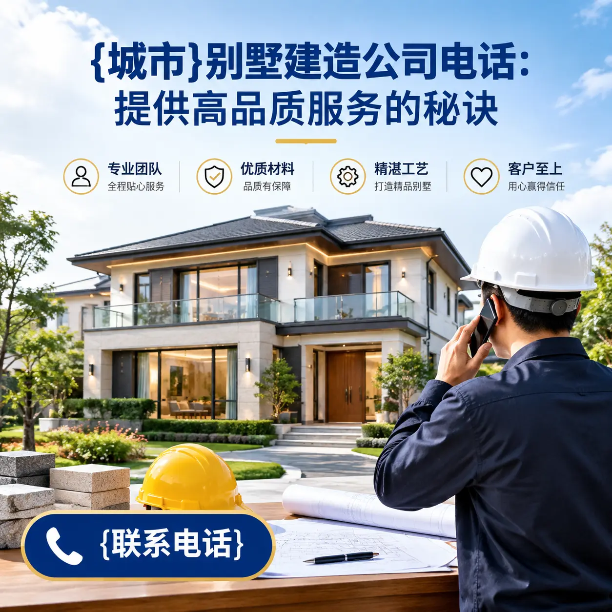 钟山别墅建造公司电话：提供高品质服务的秘诀
