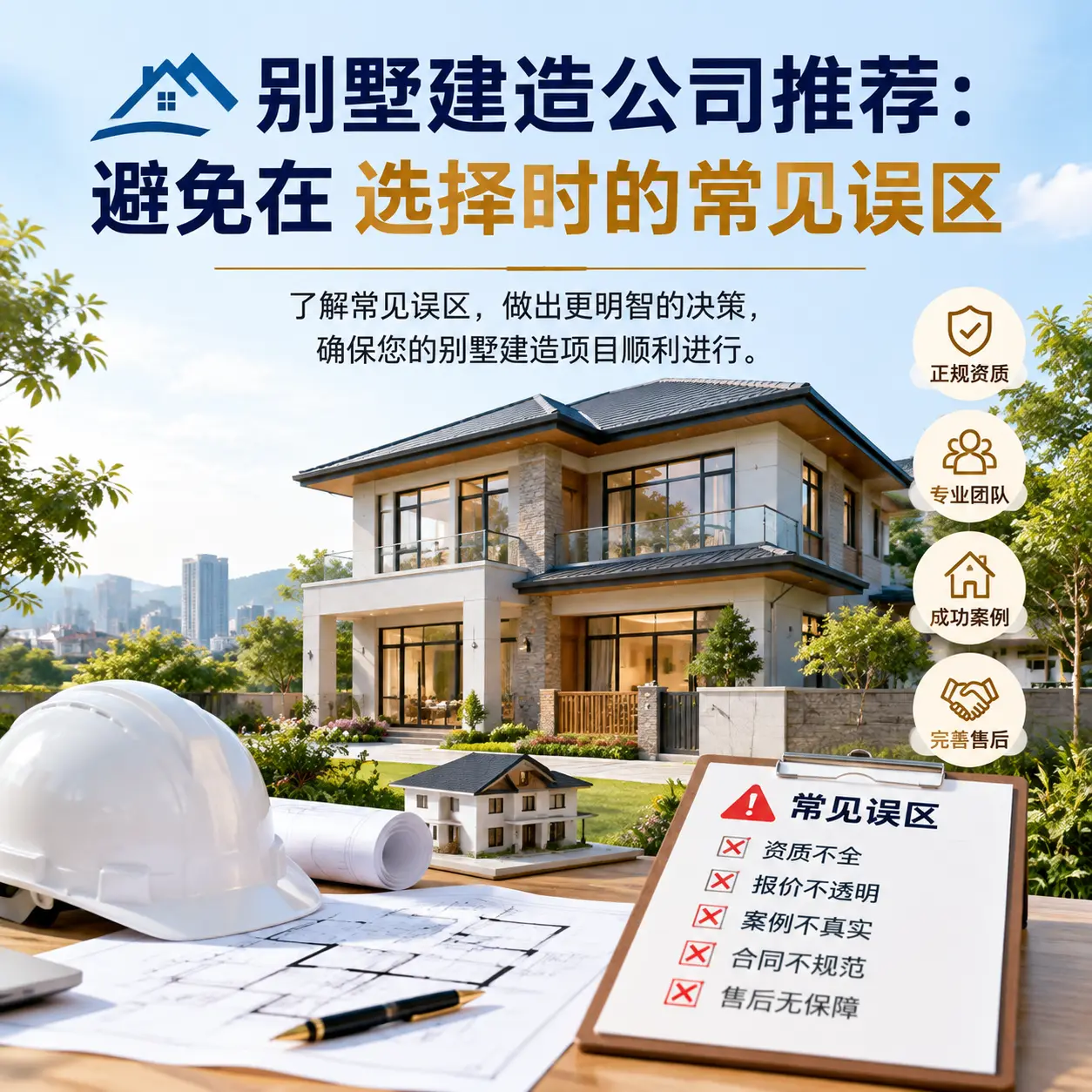 别墅建造公司推荐：避免在 钟山 选择时的常见误区