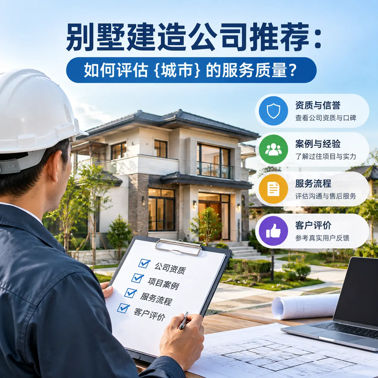 别墅建造公司推荐:如何评估 钟山 的服务质量?