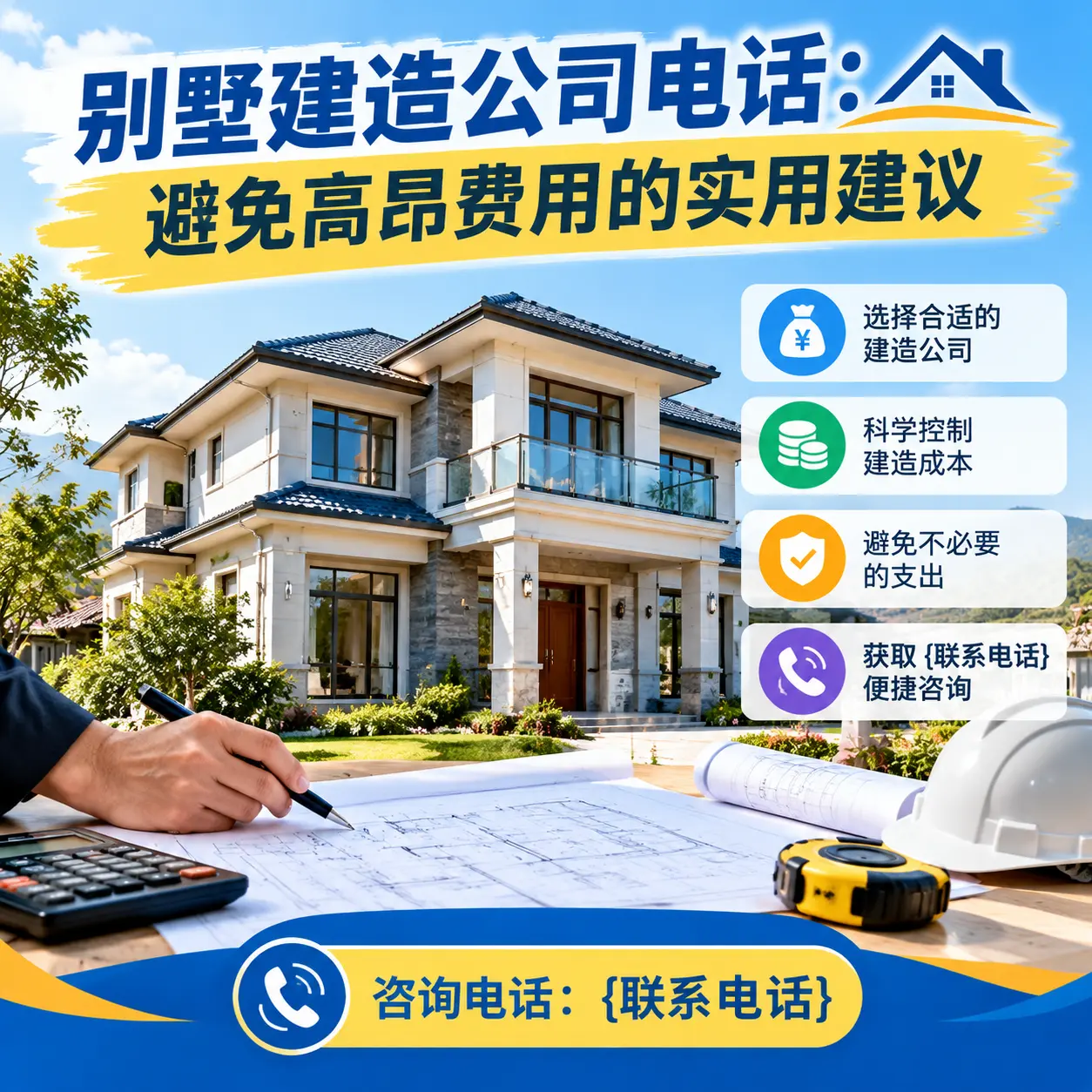 钟山别墅建造公司电话：避免高昂费用的实用建议