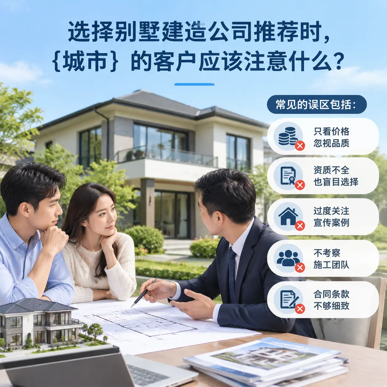 选择别墅建造公司推荐时,钟山 的客户应该注意什么?