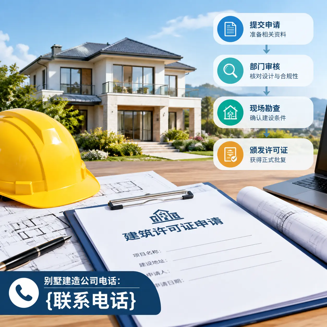 别墅建造公司电话：在钟山建造前的准备工作