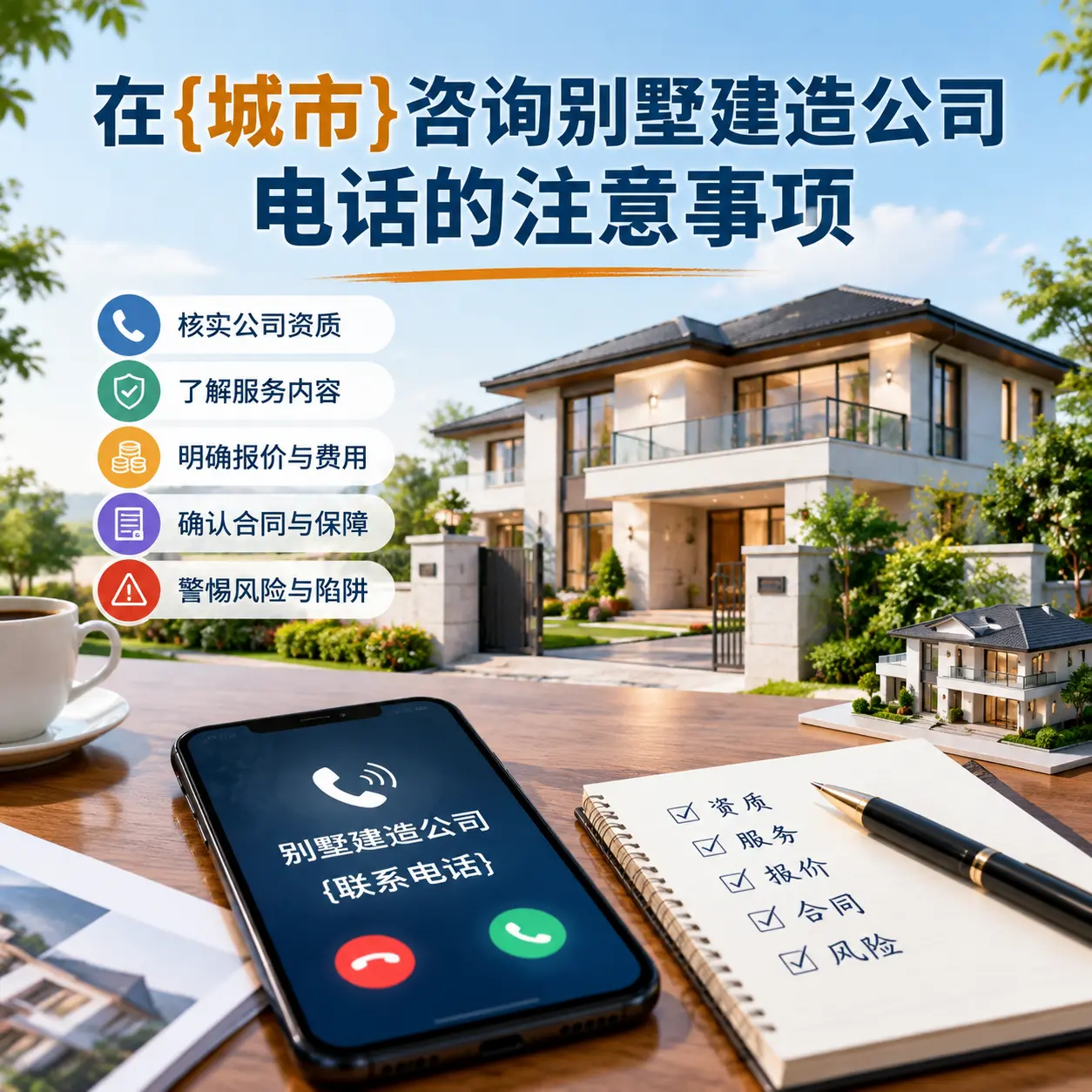 在钟山咨询别墅建造公司电话的注意事项