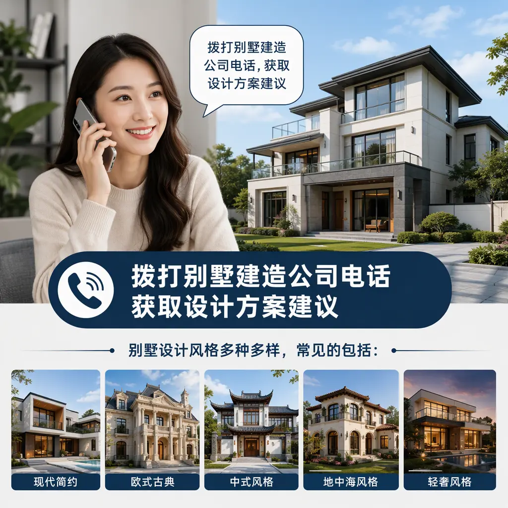 拨打钟山别墅建造公司电话，获取设计方案建议