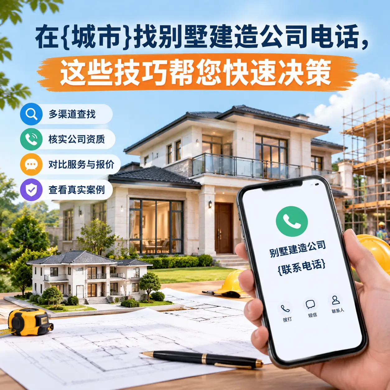 在钟山找别墅建造公司电话，这些技巧帮您快速决策