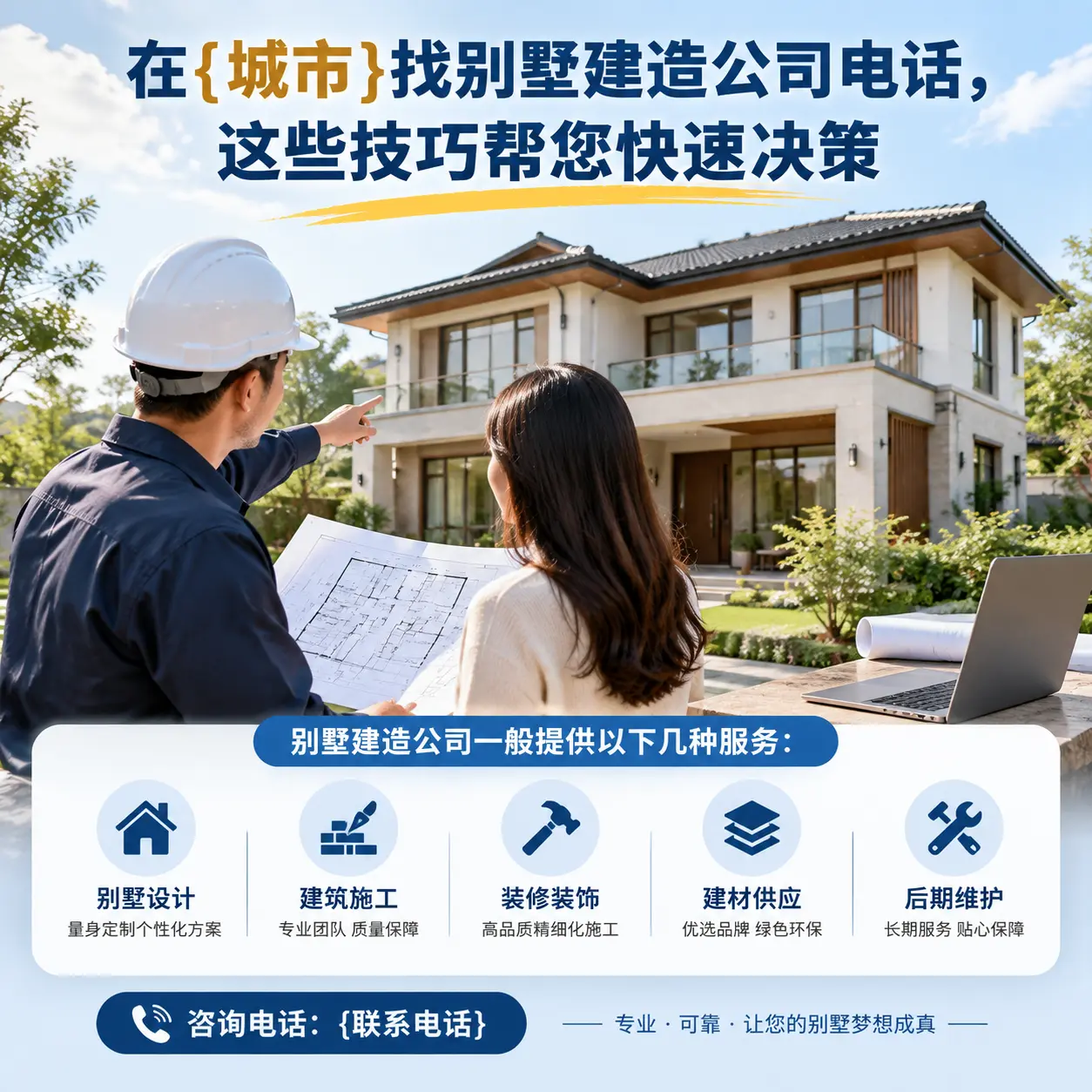 在钟山找别墅建造公司电话，这些技巧帮您快速决策