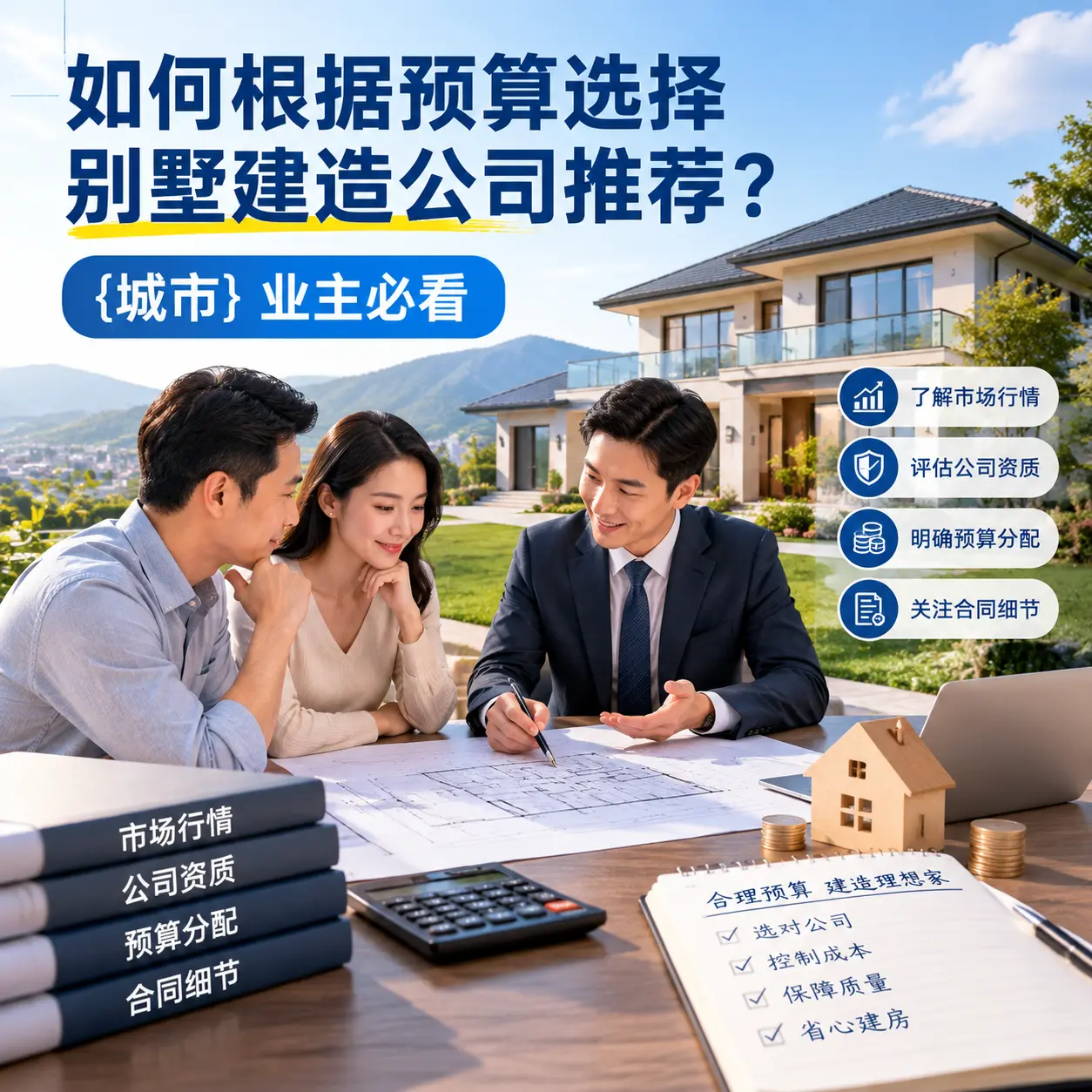 如何根据预算选择别墅建造公司推荐？ 钟山 业主必看
