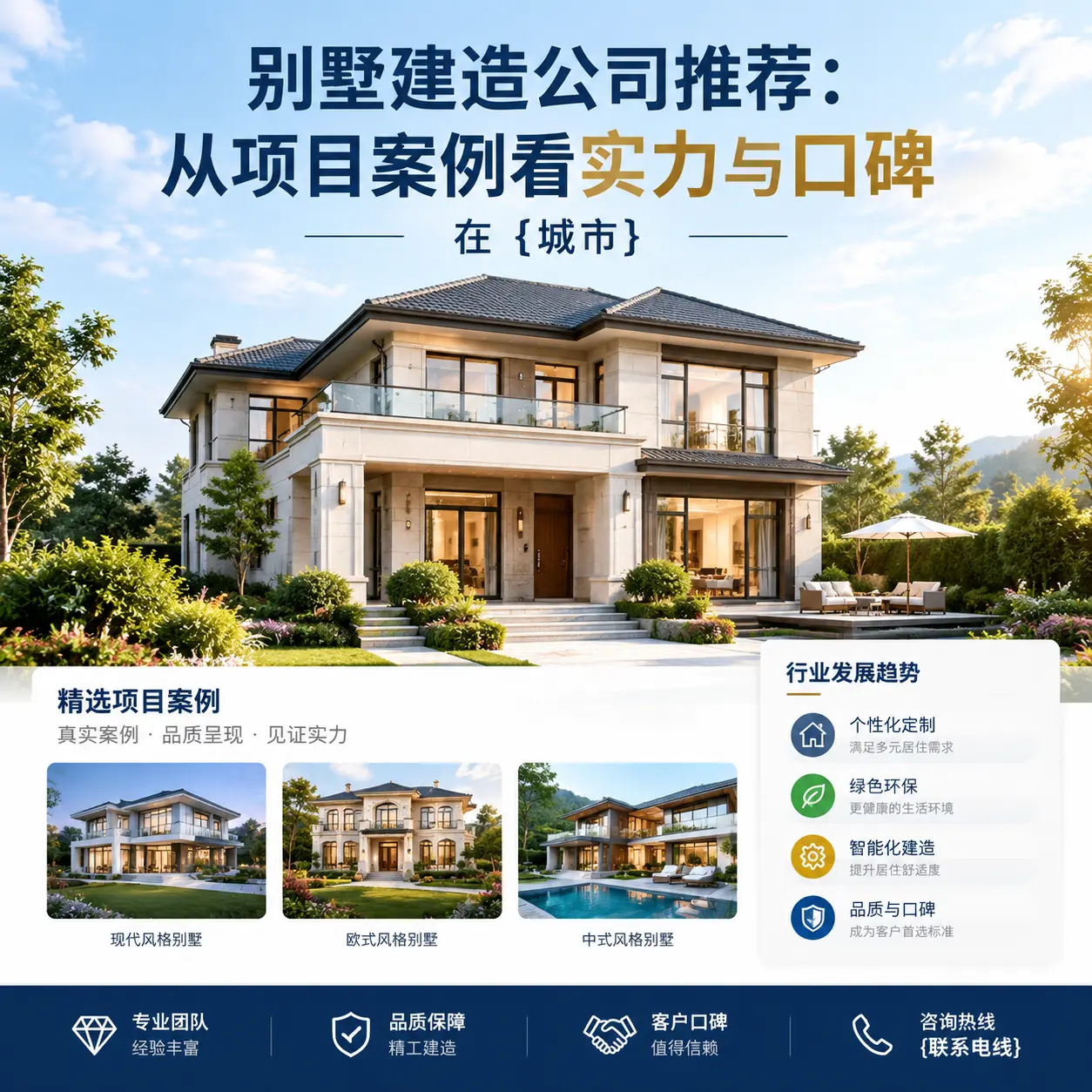 别墅建造公司推荐：从项目案例看实力与口碑在 钟山